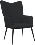 vidaXL Scaun de relaxare, negru, material textil GartenMobel Dekor (327947)