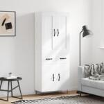 vidaXL Dulap înalt, alb, 69, 5x34x180 cm, lemn compozit GartenMobel Dekor (3199905) Comoda
