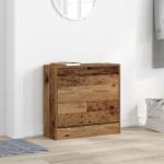 vidaXL Dulap pentru Incaltaminte cu usa Lemn Vechi 60 x 21 x 57 cm GartenMobel Dekor (869099) Pantofar