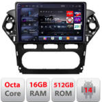 Edotec Navigatie Android Ford Mondeo 2010-2014 QLED 2K, 16GB RAM, 512GB (KIT-MONDEO-CLIMA+EDT-E810-2K)