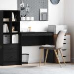 vidaXL Birou Stejar negru 90 x 40 x 76 cm Lemn compozit GartenMobel Dekor (869395)