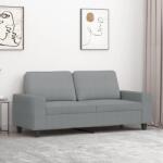 vidaXL Canapea cu 2 locuri, gri deschis, 140 cm, material textil GartenMobel Dekor (359391) Canapea