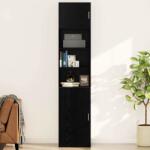 vidaXL Dulap de perete Stejar negru 50 x 42.5 x 40 cm Lemn compozit GartenMobel Dekor (879652) Comoda
