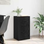 vidaXL Bufet cu sertar Stejar negru 40 x 33 x 70 cm Lemn compozit GartenMobel Dekor (881002) Comoda