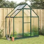 vidaXL Sere cu cadru de baza, verde, 169x114x202 cm, aluminiu GartenMobel Dekor (4005826)