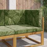 vidaXL Perna pentru canapea de exterior 3 pcs Design cu frunze GartenMobel Dekor (900877)
