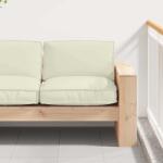 vidaXL Perna Crem 80 x 80 x 12 cm Material Oxford GartenMobel Dekor (42001510)