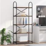 vidaXL Raft pentru carti Lemn vechi 80 x 30 x 183 cm Lemn compozit GartenMobel Dekor (879891) Biblioteca
