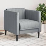 vidaXL Fotoliu, gri deschis, material textil GartenMobel Dekor (372595) Canapea