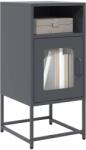 vidaXL Noptiera, antracit, 36x39x78 cm, otel laminat la rece GartenMobel Dekor (853412) Comoda