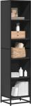 vidaXL Dulap cu carti negru 40x35x170, 5 cm lemn prelucrat GartenMobel Dekor (849139) Biblioteca