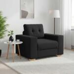 vidaXL Canapea Scaun Negru 100x78x80 cm Tesatura GartenMobel Dekor (4105060) Canapea