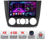 Edotec Navigatie BMW Seria 1 E87 2007-2011 cu Android 4+64GB si ecran InCell 1K (KIT-bmw117-manual+EDT-E209-RK)