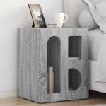 vidaXL Noptiera Gri Sonoma 40 x 35 x 50 cm Lemn compozit GartenMobel Dekor (891256)