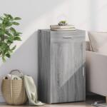 vidaXL Dulap, gri sonoma, 50x42, 5x93 cm, lemn prelucrat GartenMobel Dekor (846297) Comoda