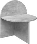 vidaXL Noptiera Gri Beton 40 x 35, 5 x 45, 5 cm Lemn prelucrat GartenMobel Dekor (8001137)