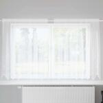 vidaXL Cortina din Dantela cu perdele Alb 140 x 200 cm Poliester GartenMobel Dekor (4107881)