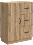 vidaXL Bufet Stejar Artizanal 66 x 34, 5 x 87 cm Lemn prelucrat GartenMobel Dekor (895324) Comoda