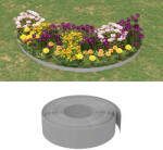 vidaXL Borduri de gradina, 5 buc, gri, 10 m 15 cm, polietilena GartenMobel Dekor (3155443)