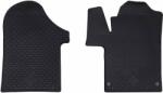 vidaXL Covor pentru masina 2 pcs Negru Cauciuc GartenMobel Dekor (42029127)