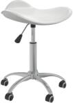vidaXL Scaun de salon spa, alb, piele ecologica GartenMobel Dekor (323683)