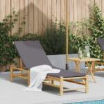 vidaXL Sezlong cu perne 55x199x30 cm bambus GartenMobel Dekor (4108227)