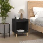 vidaXL Noptiera, negru, 40x35x50 cm, lemn prelucrat GartenMobel Dekor (821860)
