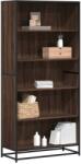 vidaXL Biblioteca, stejar maro, 80, 5x35x170, 5 cm, lemn prelucrat GartenMobel Dekor (3300859) Biblioteca