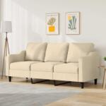 vidaXL Canapea cu 3 locuri, crem, 180 cm, material textil GartenMobel Dekor (359369) Canapea