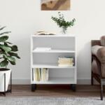 vidaXL Servanta, alb extralucios, 57x35x70 cm, lemn compozit GartenMobel Dekor (827142) Comoda