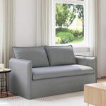 vidaXL Canapea Gri deschis 195 x 82 x 85 cm Metal GartenMobel Dekor (42024518) Canapea