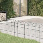 vidaXL Gard delimitare gradina fier vopsit electrostatic 10 x 0, 4 m GartenMobel Dekor (141071)