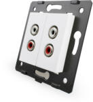 LIVOLO Priza dubla audio Livolo SmartElectro IntelligentHouse (C7-2AD-11)