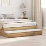 vidaXL Sertare pentru pat Stejar Artizanal 150 x 36, 5 x 16, 5 cm GartenMobel Dekor (866962)
