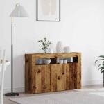 vidaXL Bufet Lemn vechi 116 x 30 x 75 cm Lemn compozit GartenMobel Dekor (3333883) Comoda