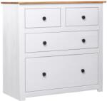 vidaXL Servanta, alb, 80 x 40 x 83 cm, lemn de pin, gama Panama GartenMobel Dekor (282657) Comoda
