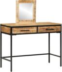 vidaXL Masa de Machiaj Maro 100 x 40 x 120 cm Lemn masiv de mango GartenMobel Dekor (374093)