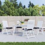 vidaXL Perne de scaun, 4 buc. , antracit, 40x40x7 cm, textil oxford GartenMobel Dekor (361451)