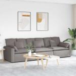 vidaXL Canapea modulara cu perne, gri taupe GartenMobel Dekor (3321092) Canapea