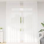 vidaXL Cortina din Dantela cu perdele Alb 280 x 150 cm Poliester GartenMobel Dekor (4107759)