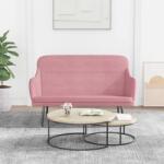 vidaXL Banca, roz, 110x76x80 cm, catifea GartenMobel Dekor (351448)