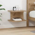 vidaXL Noptiera Stejar Artizanal 40 x 30 x 25 cm Lemn compozit GartenMobel Dekor (891182)