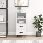 vidaXL Servanta, alb, 34, 5x34x90 cm, lemn compozit GartenMobel Dekor (828636) Comoda