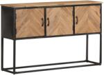 vidaXL Servanta, 120 x 30 x 75 cm, lemn masiv de acacia GartenMobel Dekor (323529) Comoda