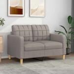 vidaXL Canapea cu 2 locuri, gri taupe, 120 cm, material textil GartenMobel Dekor (359090) Canapea