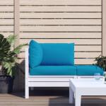 vidaXL Perne canapea din paleti, 3 buc. , albastru deschis, textil GartenMobel Dekor (361777)