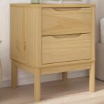 vidaXL Noptiera, maro ceruit, 45x39x57 cm, lemn masiv de pin GartenMobel Dekor (374002)