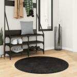 vidaXL Covor HUARTE, fir scurt, moale si lavabil, negru, Ø 100 cm GartenMobel Dekor (375123) Covor