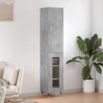 vidaXL Dulap înalt, gri beton, 34, 5x34x180 cm, lemn prelucrat GartenMobel Dekor (3199029) Comoda