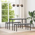 vidaXL banca Gri Sonoma 110 x 35 x 45 cm Lemn compozit GartenMobel Dekor (892599)